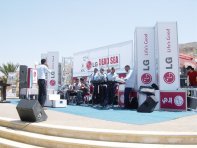 Livemusik im Ziel